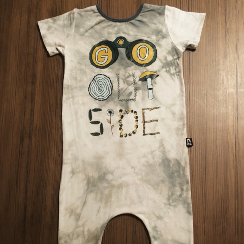 OFFERS? 2T Rags Go Outside Tie Dye SS/Long Rag